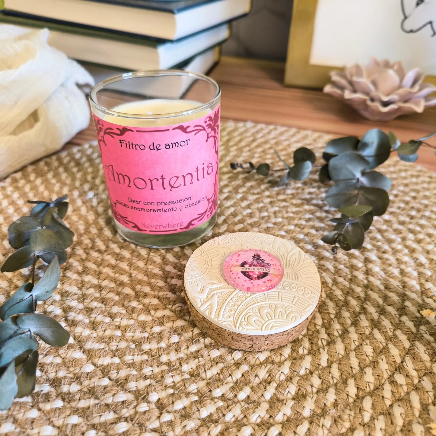 Vela aromatica literaria Amortentia de Harry Potter